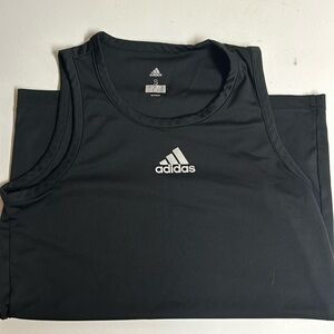 Black Adidas sleeveless workout shirt